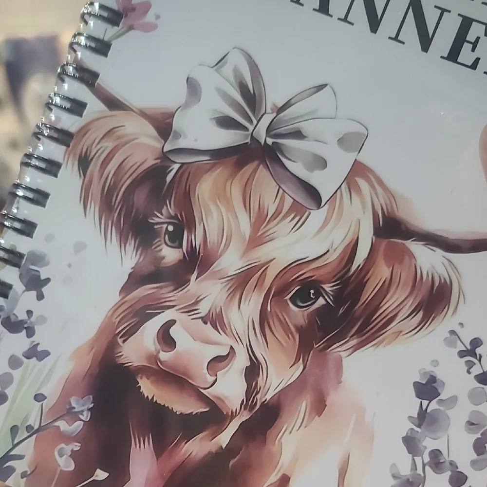 2026 Monthly Planner with Cow Design